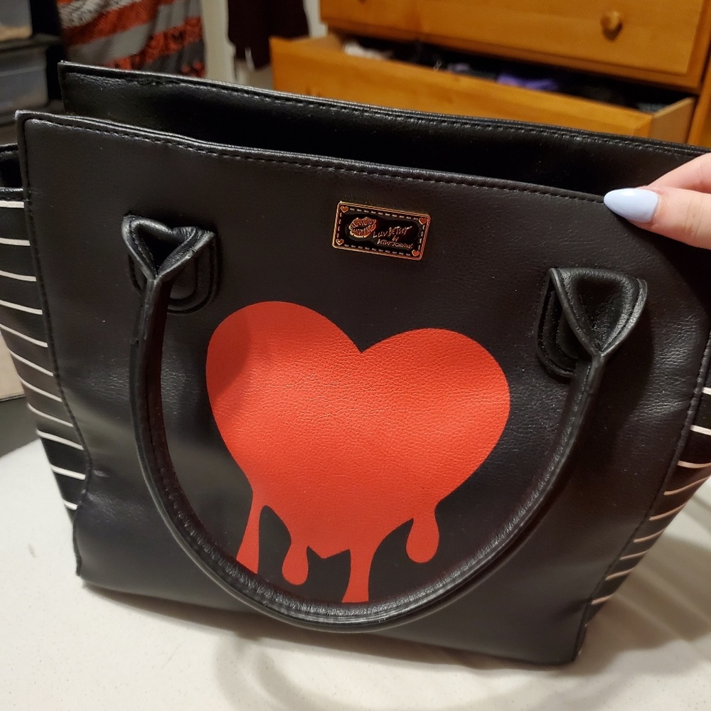 Betsey Johnson Bleeding Heart Purse